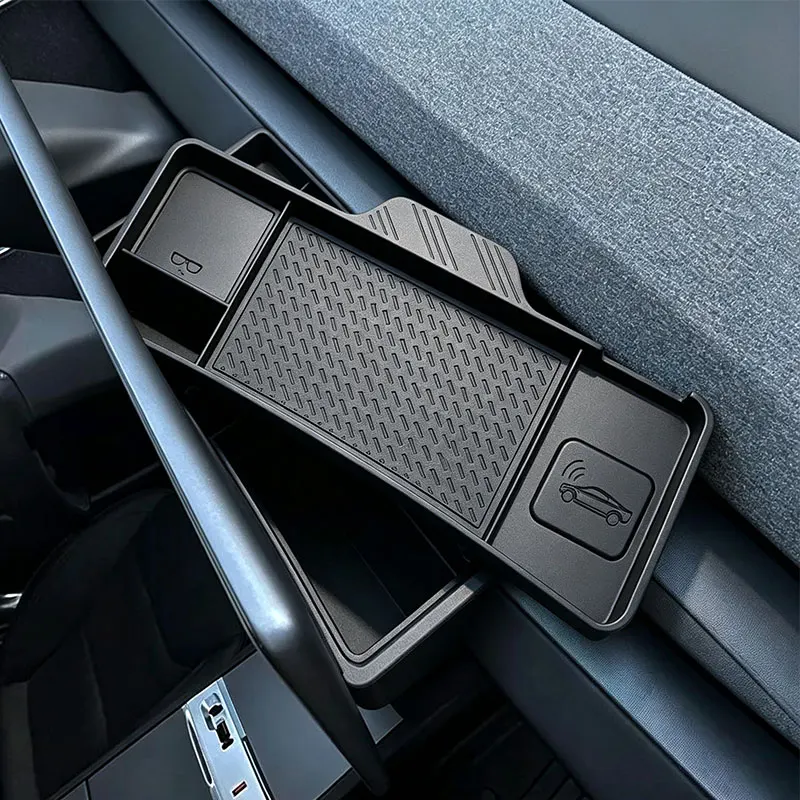 

For Tesla Model 3 Highland Model Y Juniper 2024 Silicone Dashboard Storage Tray Tissue Box Center Console Screen Rear Organizer