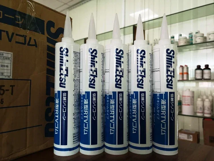 

1 шт. Японский силиконовый герметик Shin-Etsu KE-445-B T R W для электроники, быстросохнущий, водонепроницаемый, для электронных нагревательных трубок