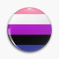 Genderfluid Pride Flag Pin Buttons Brooches  Jewelry Accessory Customize Brooch Fashion Lapel Badges
