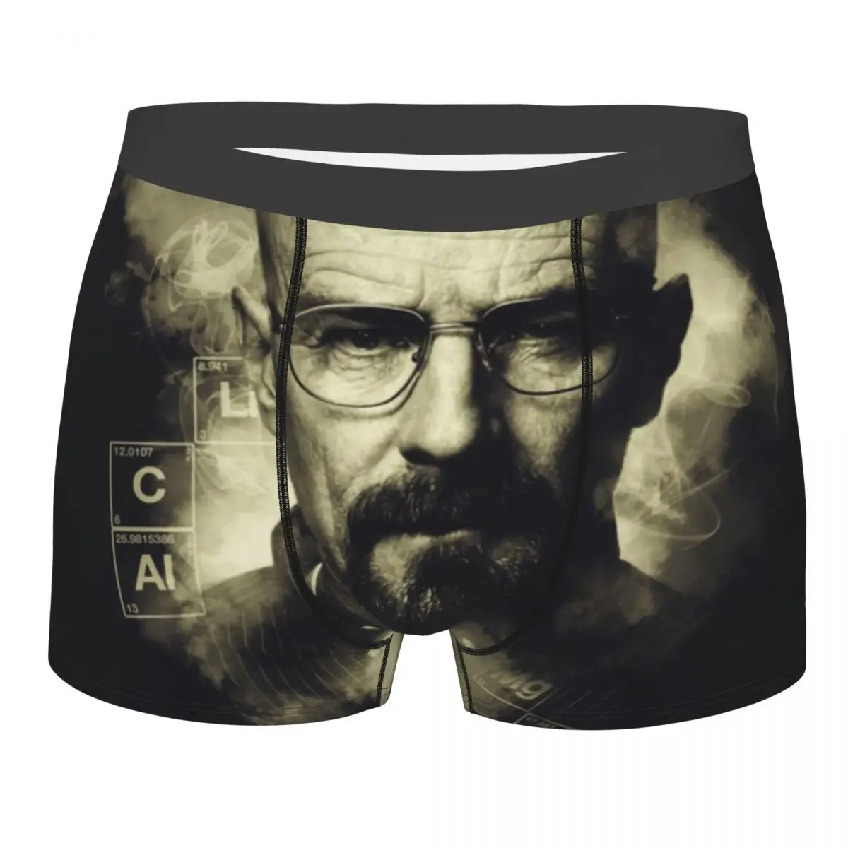 Cool Heisenberg Walter White Underwear Male Print Custom Breaking Bad Tv Show Boxer Briefs Shorts Panties Soft Underpants