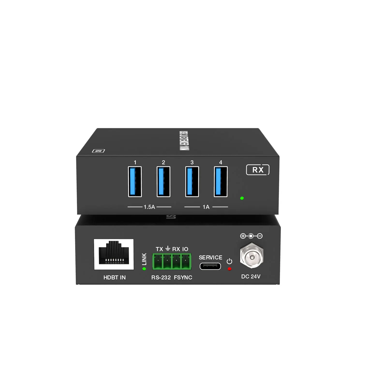Lanyuxuan 100m USB3.0 Extender Via Cat6e/ethernet/rj45/lan Cable 5Gbps Repeater Data Transfer Compatible with USB 2.0/ 1.1