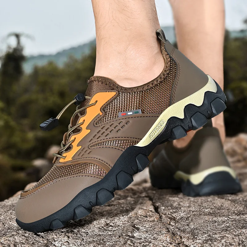 New Summer cross-border plus-size outdoor hiking shoes mountaineering shoes couple shoes sports shoes trendy shoes Breathable