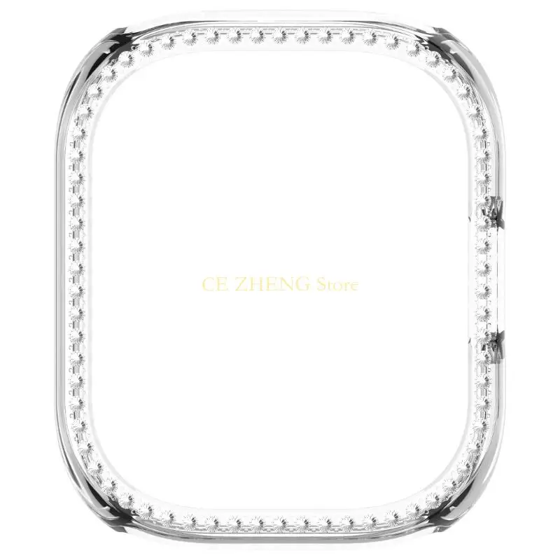 e56b 반 동봉 된 단일 행 크리스탈 충격 방지 커버 시계를위한 하우징 케이스 5 활성 쉬운 설치 보존 보존 룩 & 느낌