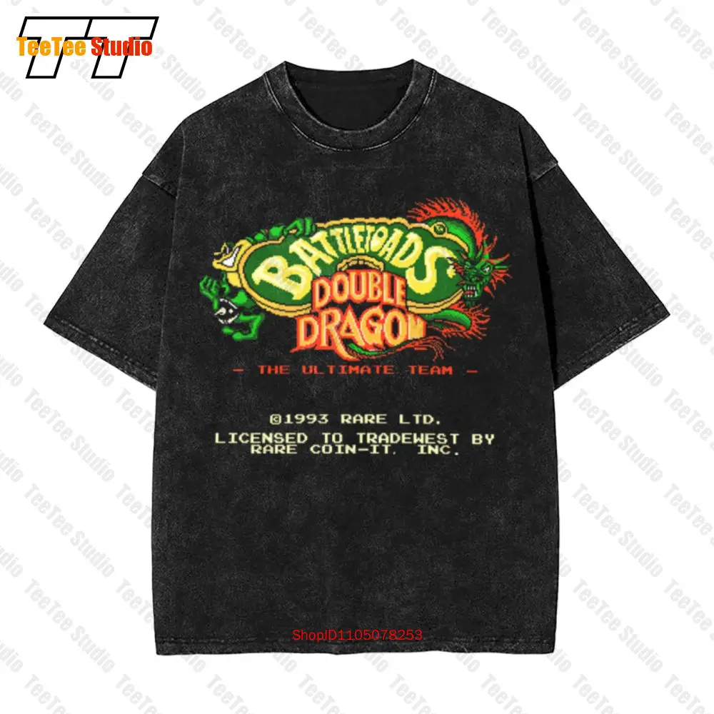 

Battletoads Double Dragon Start Screen Vintage Oversized T-Shirt 2UN4