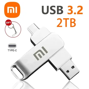 고속 전송 금속 펜드라이브 메모리 카드, 펜드라이브 플래시 디스크, 방수 스틱, 샤오미 8TB USB 3.2 플래시 드라이브, 신제품 