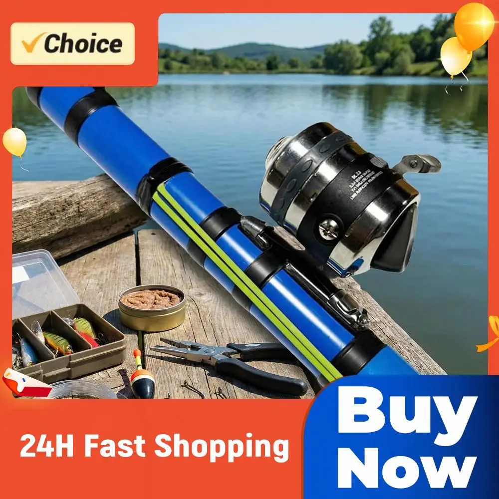 

Удилища для точного заброса с катушкой, компактный держатель для удочки, снаряжение для заброса наживки для ловли басса, форели, сома, в соленой воде