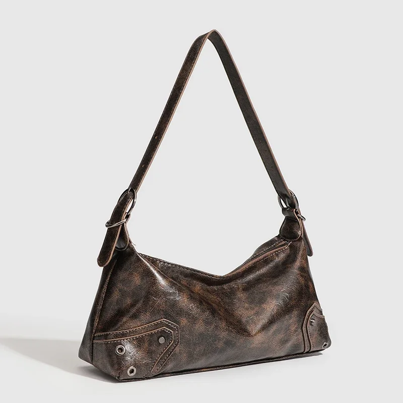 

Женская сумка премиум-класса, вместительная сумка для подмышек, женская новая нишевая сумка-мессенджер в стиле ретро, лето и зима 2024