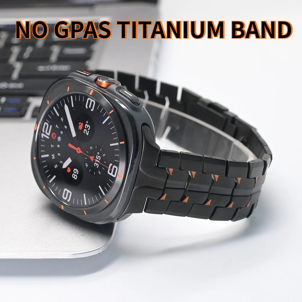 

Магнитный ремешок с застежкой для Samsung Galaxy Watch Ultra 2025 47 мм, титановый мужской браслет для Samsung Watch Ultra 2024 47 мм