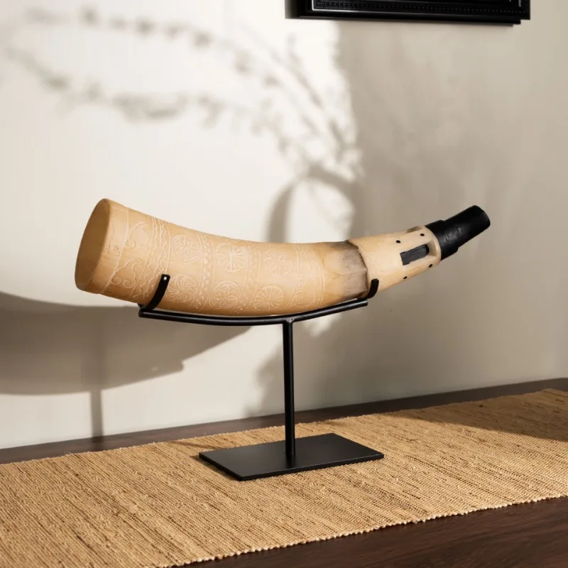 

Mid-Century Desk Ornaments Handcrafted Ivory-Inspired Art Entryway Decor Bedroom Table Figurines Model Decoration Crafts