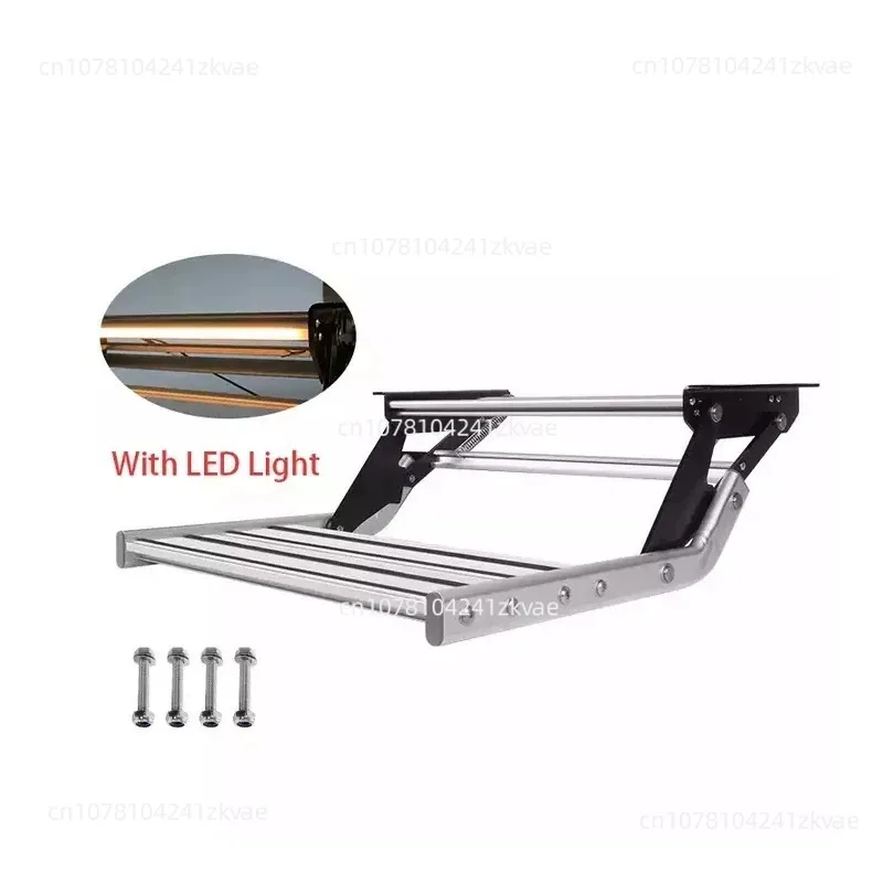 451mm RV Stairs Folding Electric Single/Double Steps 200KG Load Capacity For Camper Motorhome Trailers