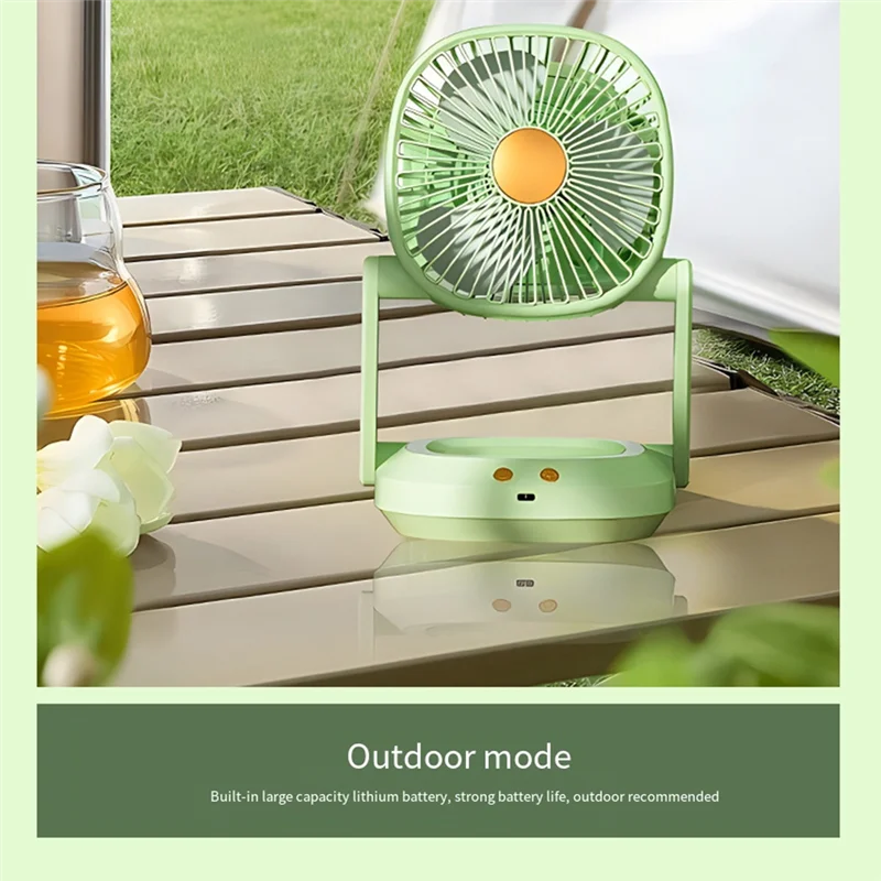 ABGR-Piccolo ventilatore pieghevole a parete, piccolo ventilatore elettrico portatile da tavolo per ufficio domestico, ventilatore circolatore d'aria silenzioso