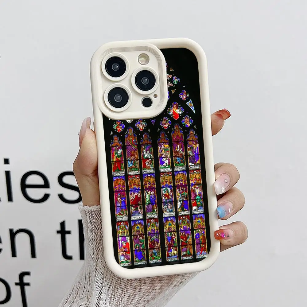 

Cologne Cathedral Mobile Phone Case for iPhone 17 16 15 14 13 12 11 Air Pro Max Plus Thicken TPU Colorful Cover Pretty Luxury