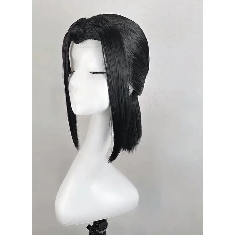 

vivi 2025 Mori Ougai Black Styled Cosplay Heat Resistant Hair Cos Wigs + Wig Cap