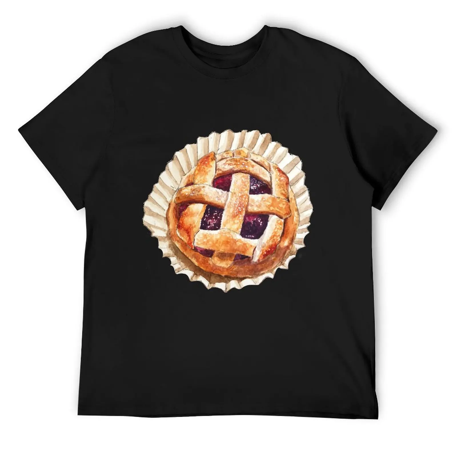 

Raspberry Pie Tart T-Shirt anime figures essential t shirt man clothes black t-shirts for men