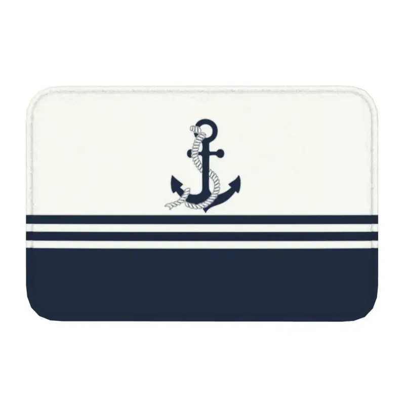 Nautical Welcome Aboard Boat Doormat Mat Anti-Slip Kitchen Bath Living Room Entrance Carpet Rug 40*60cm Balcony Footpad