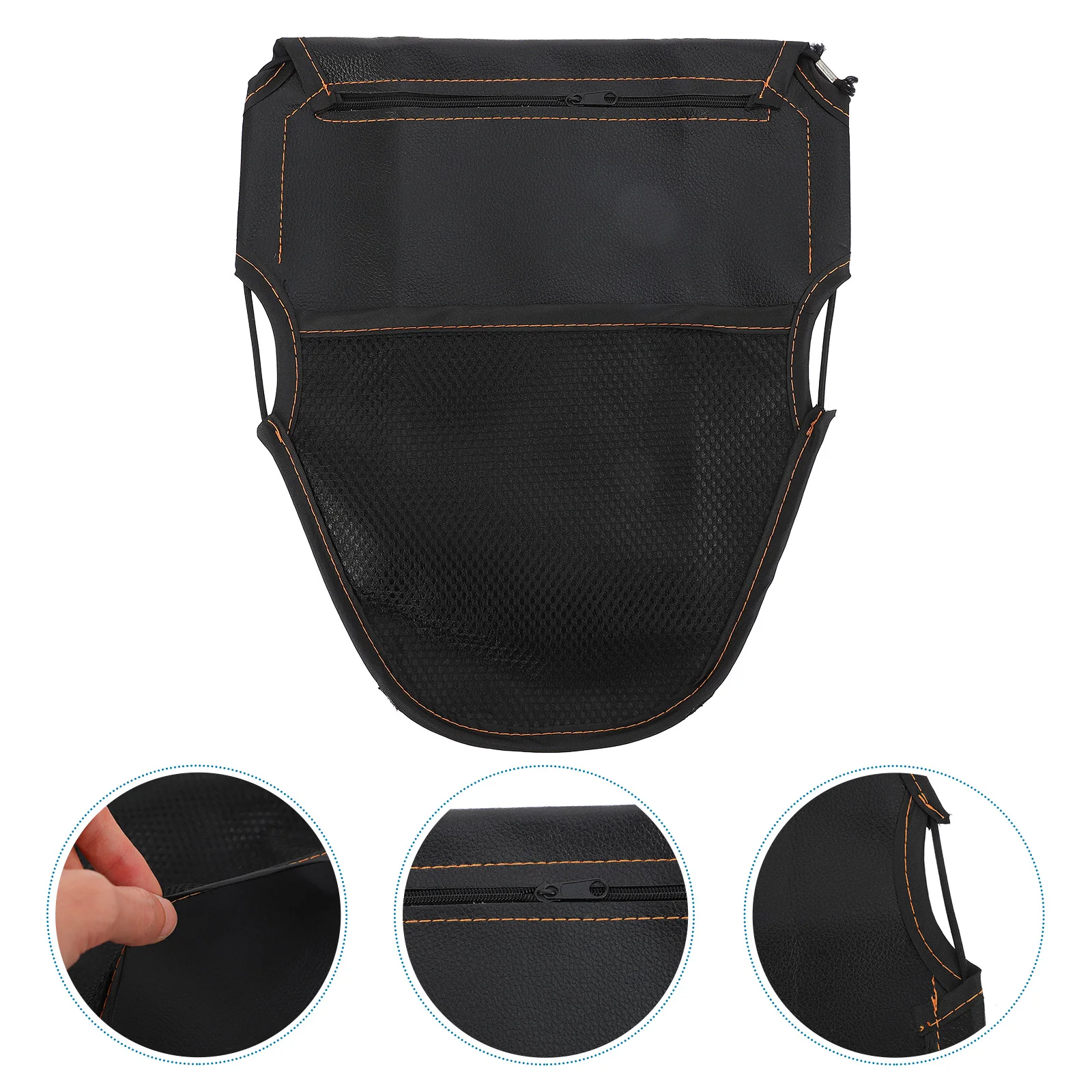 

Scooter Seat Bag Durable Storage Electric Scooter Rear Seat Tail Motorcycle Accessories Lightweight Safe PU Polyester Long