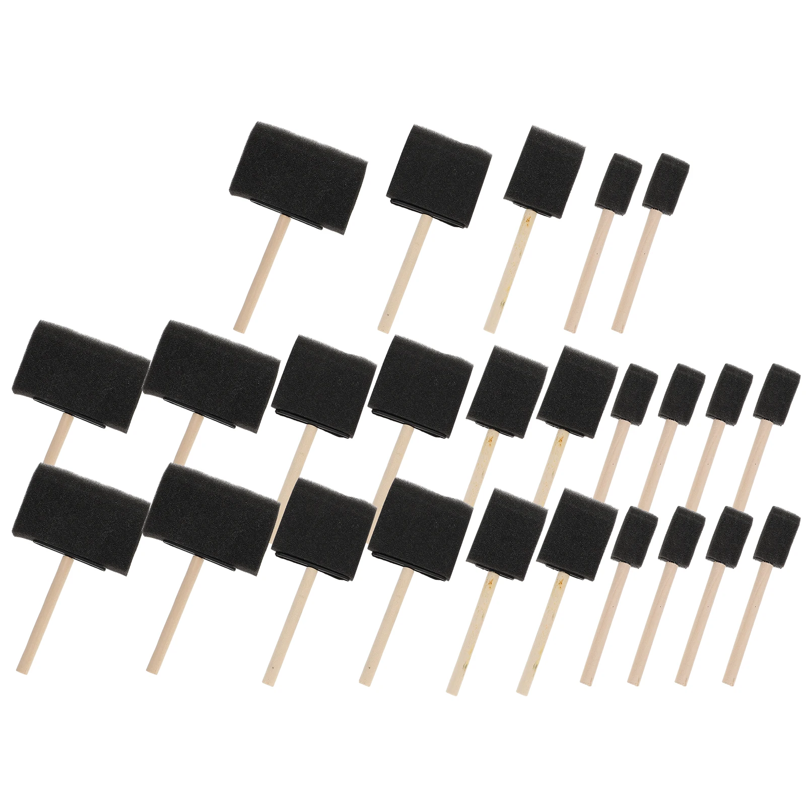 

25 Pcs Painting Sponge Brush Brushes Sponges for Crafts Rubbing Tools