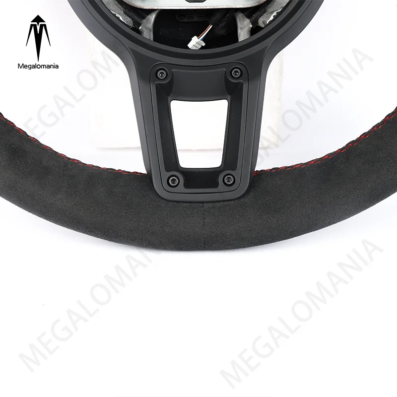 Custom Alcantara Led Carbon Fiber Steering Wheel for Porsche 911.2 971 959 718 Macan 971 Taycan Cayman Racing Wheel Convertible view 4