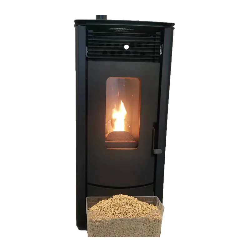 

2022 New Fireplace European Modern Intelligent Automatic Cutting Wood Pellet Burning Stove