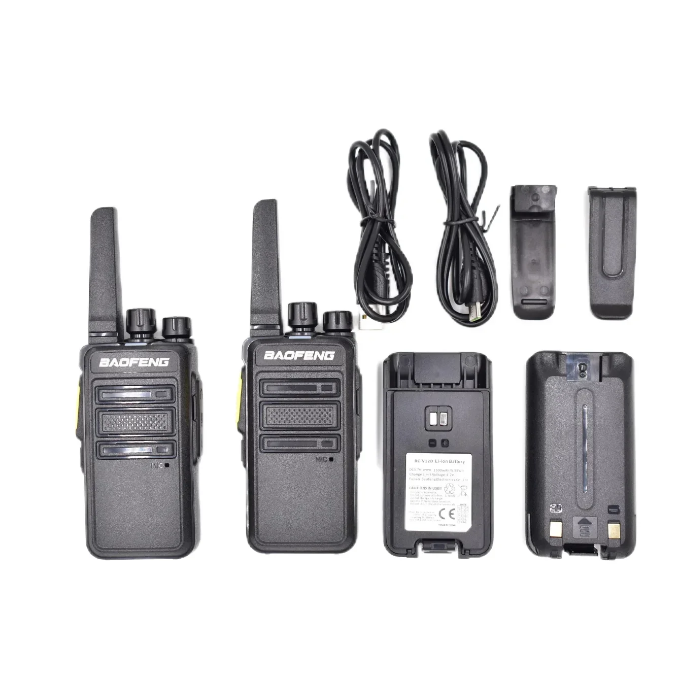 Durable BAOFENG V12D Handheld Walkie-talkie One-click Frequency Matching Hotel Security Construction Site
