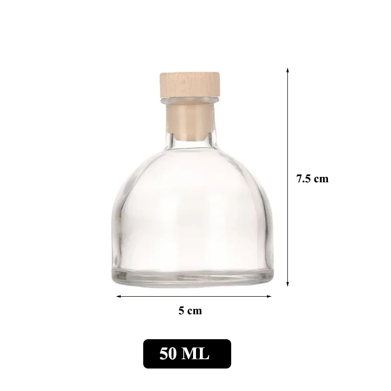 Wholesale Set of 10 Pcs Small size 50ml round shaped whiskey decanter barware Alcohol Bottle 100% Lead Free Whiskey Glassware