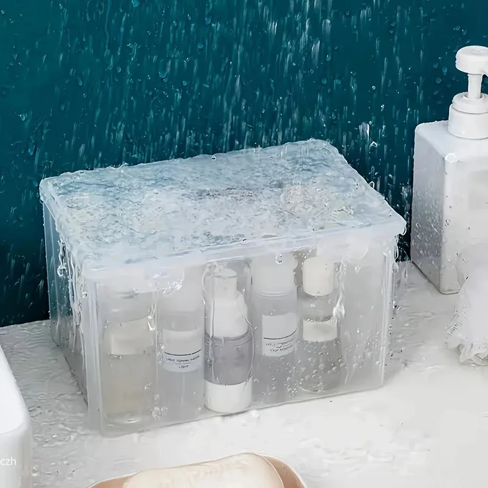 Large Large Clear Plastic Storage Box - Stackable for Office Supplies, Ideal for Home/School/Office, Rectangular, Visible Design - Aliexpress Deal