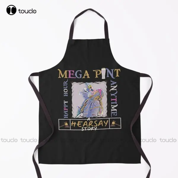 Mega Pint Hearsay Story Happy Hour Anytime Apron Johnny Depp Personalized Aprons For Women Men Unisex Adult New Custom Apron