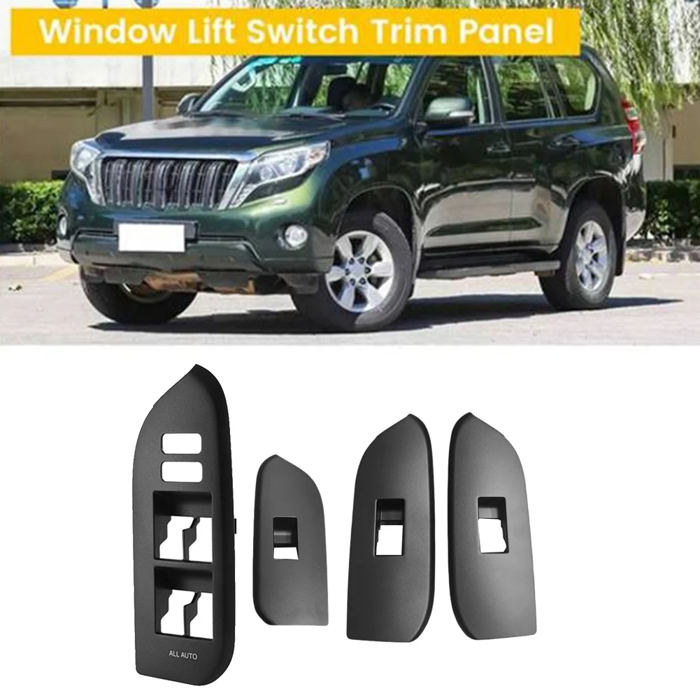 

Durable-Car Window Lock Glass Lift Switch Trim Panel Cover 74232-60600-C0 For Toyota Prado LC150 2010-2019 LHD