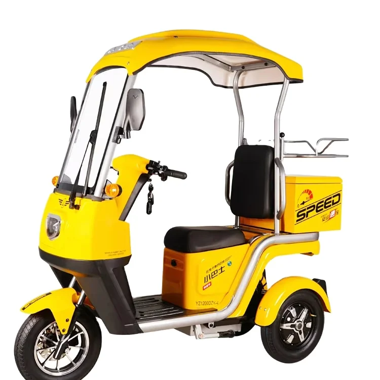 Três rodas scooter elétrico, triciclo, veículos de entrega, serviço de entrega Logística, novo design