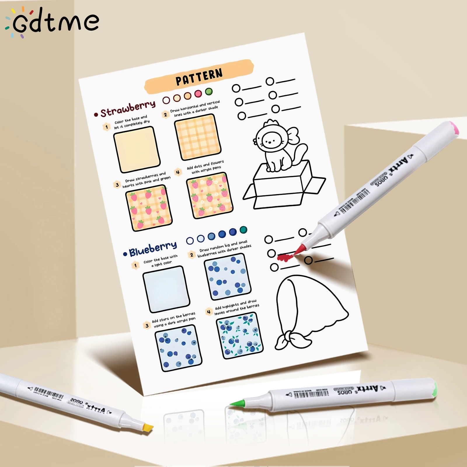 Adult DIY Coloring Book Bold Simple Styles Home Leisure Relaxing Stress Relief Parent Child Interaction Creativity Improving