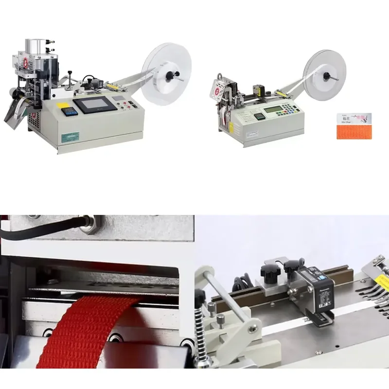 for Hair Bow Making Belt Cutting Machine BJ-08R Automatic Ribbon Cutter Fabric Stripper DIY Craft Tool for Accessories