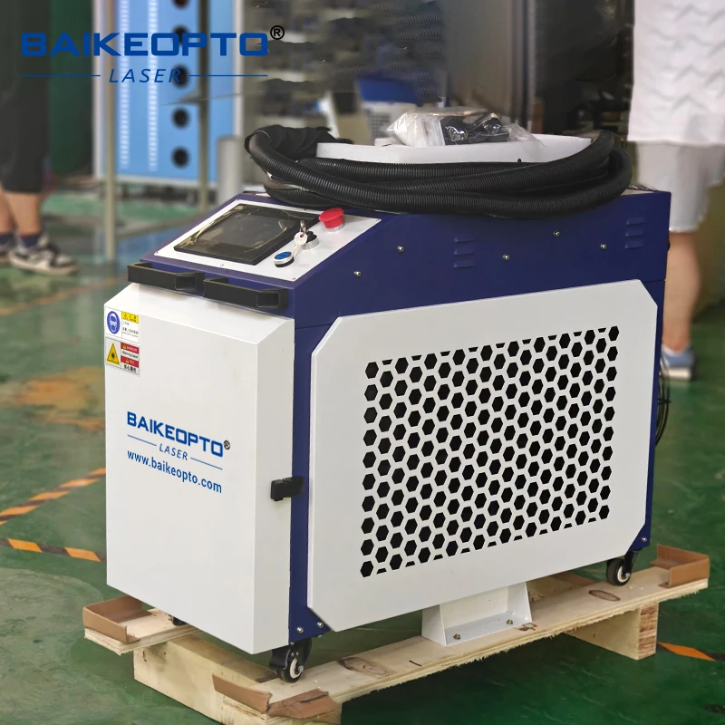 Professional laser cleaning machine Metal/Stone/Mold surface cleaning No consumables and zero-contact cleaning solution