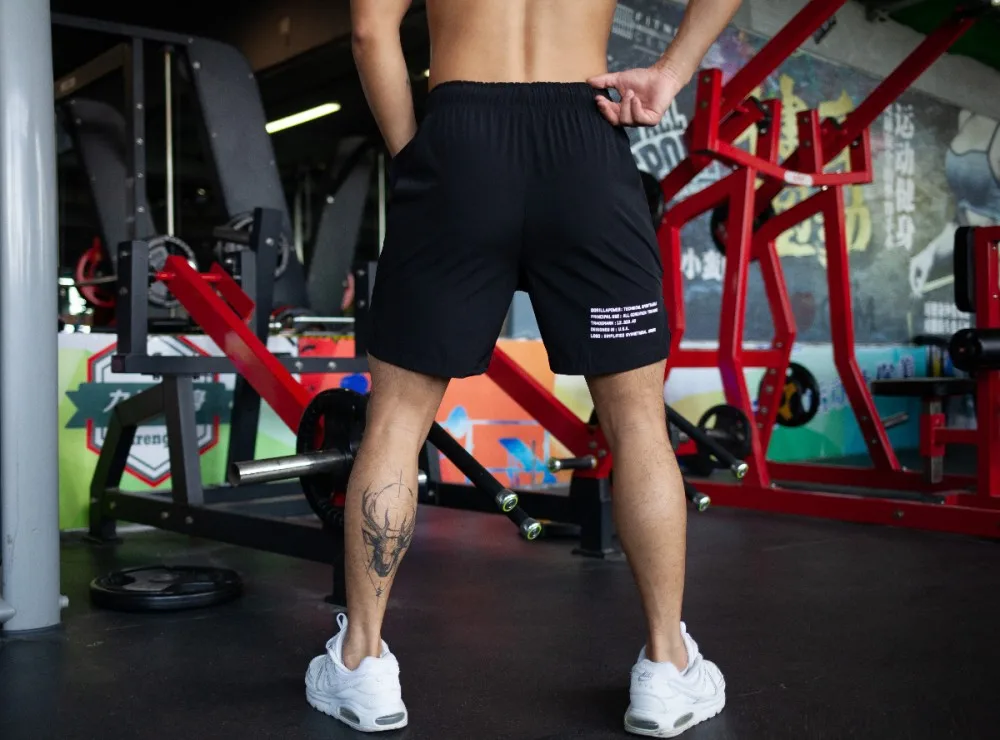 2024 New Men Gym Fitness Loose Shorts Bodybuilding Joggers Summer Quick-dry Cool Short Pants Male Casual Beach Brand Sweatpants