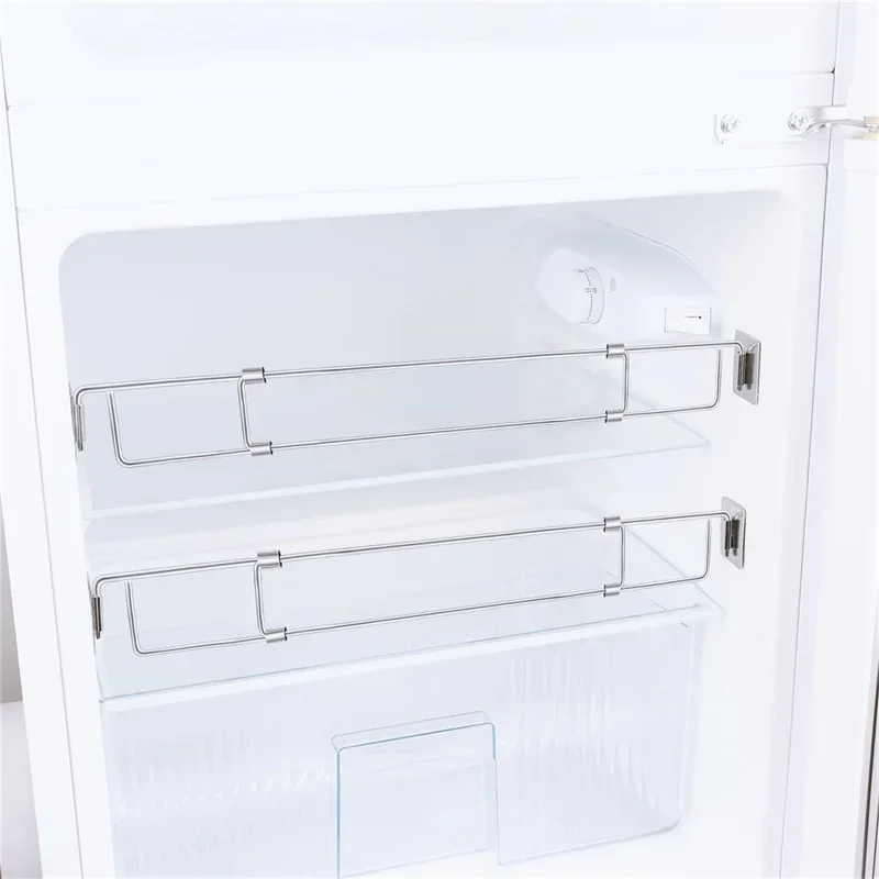 2pcsShower Corner Bar Telescopic Storage Rod Toiletry Storage Adjustable Corner Shelves Bar Camper Travel Trailer RV Accessories