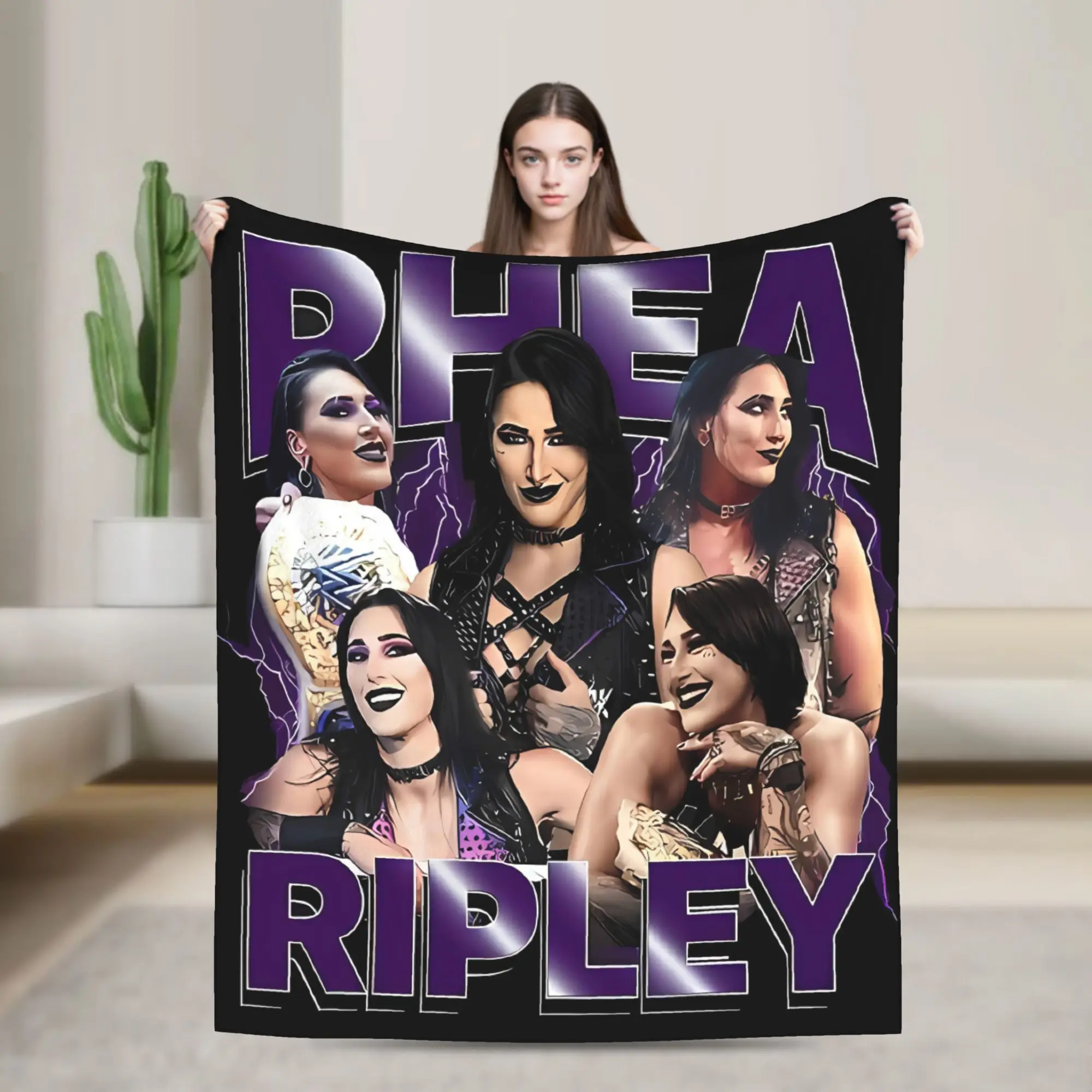 

Rhea Ripley Warm Blanket Children Plush Bedding Throws Novelty Living Room Flannel Bedspread Sofa Bed Cover