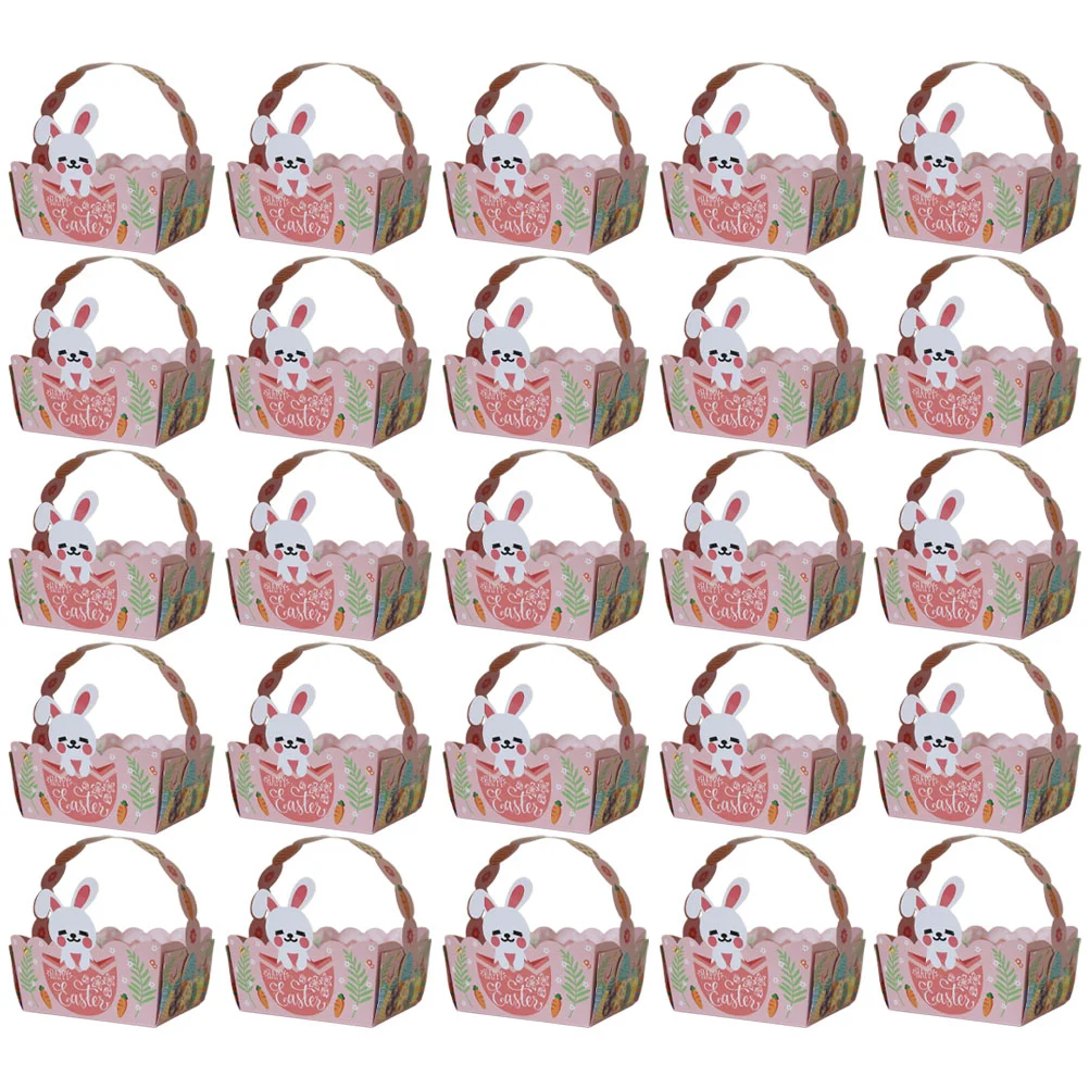 

50 Pcs Candy Box Easter Gift Boxes Paper Storage Case Sweets Container Biscuits Box Cookie Box Chocolate Holder Packaging Box
