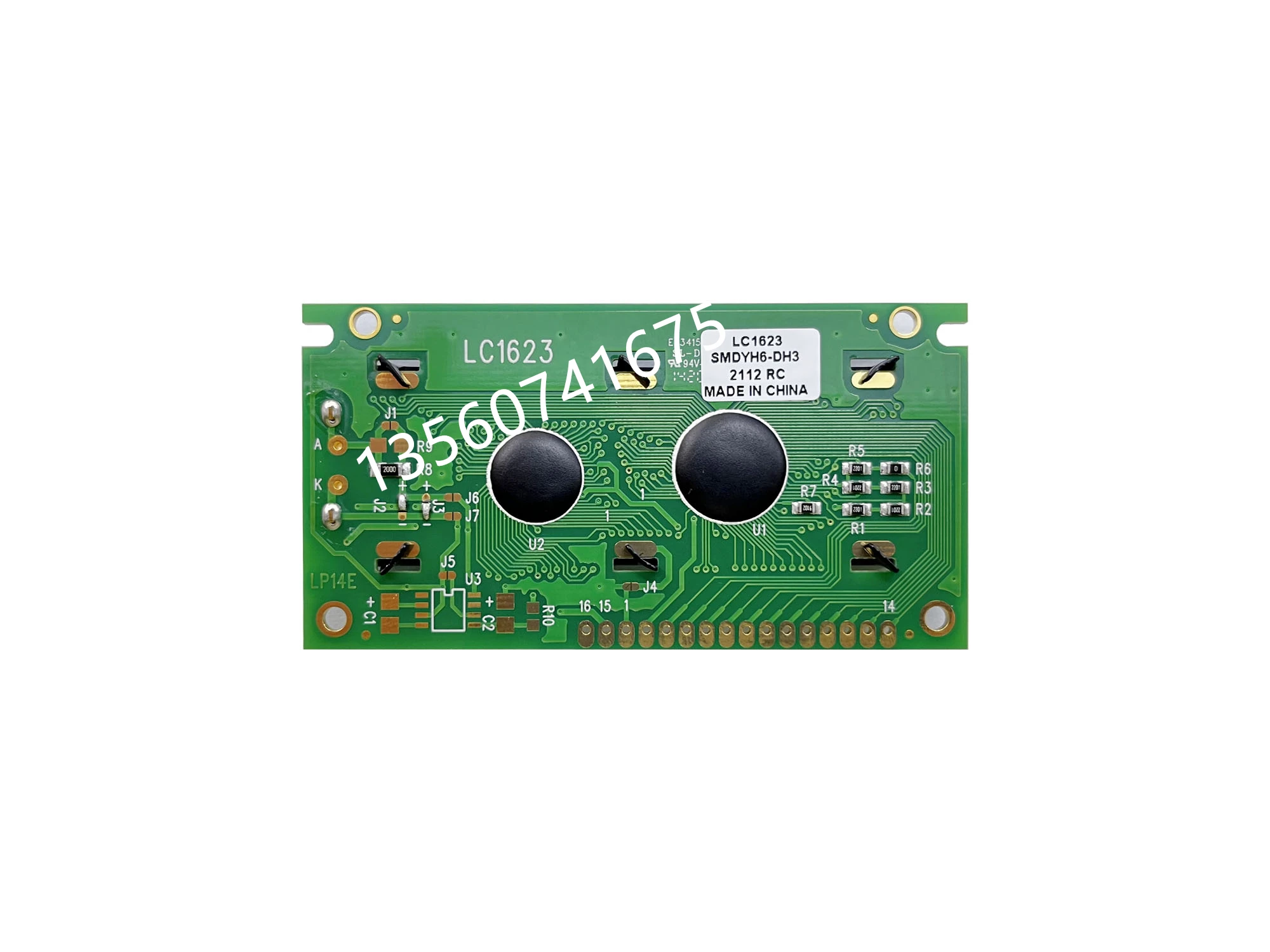 1602 16X2 LCD Display Module 84x44mm LC1623 instead  WH1602A AC162D LMB162H BC1602H good quality