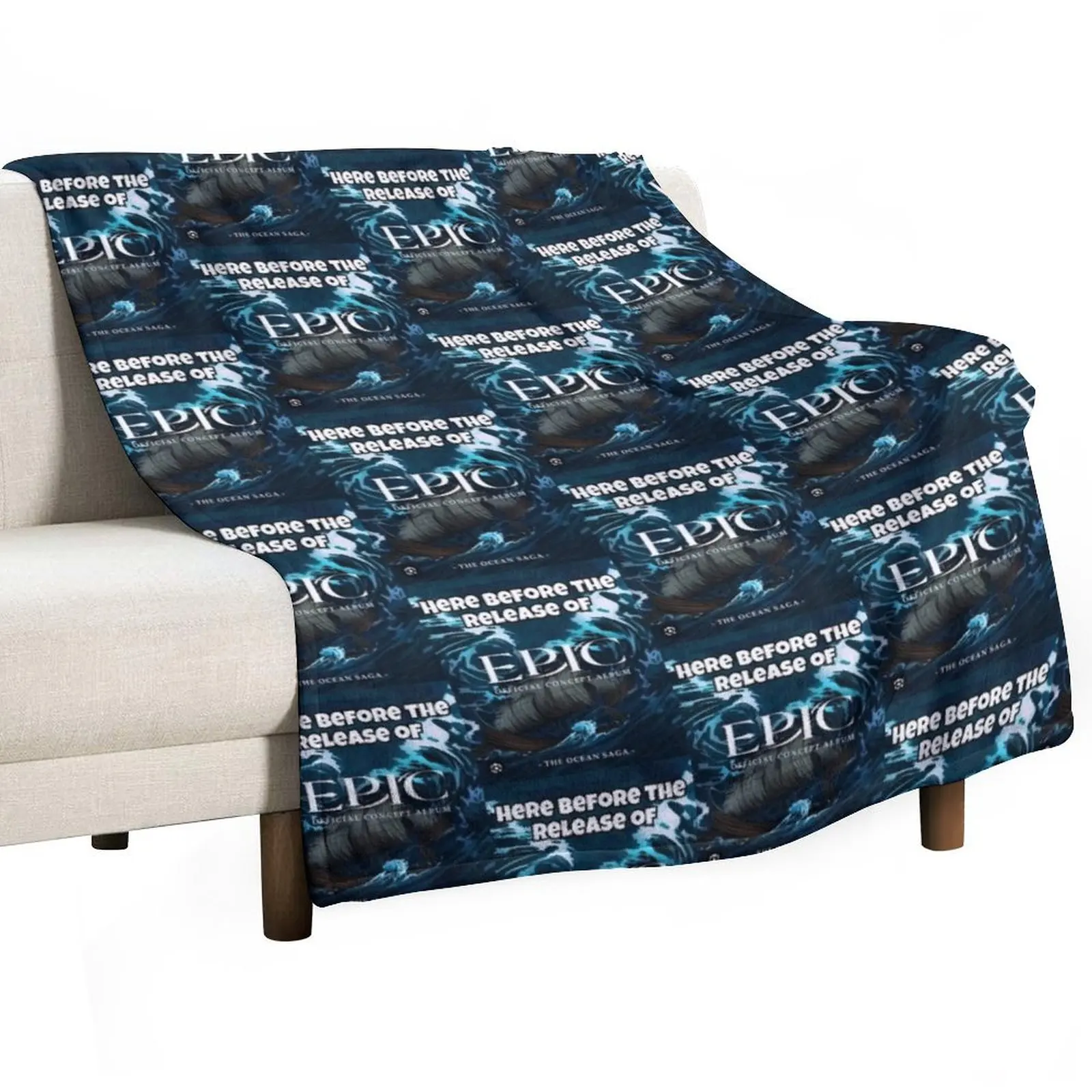 

Here before the release of the ocean saga badge epic the musical Throw Blanket Picnic Winter beds decorative Loose Blankets