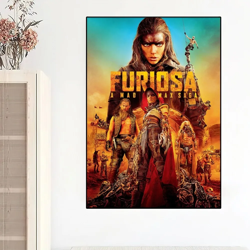 Movie Furiosa A Mad Max Saga Poster Painting Wall Pictures For Living Room Decor Sticker