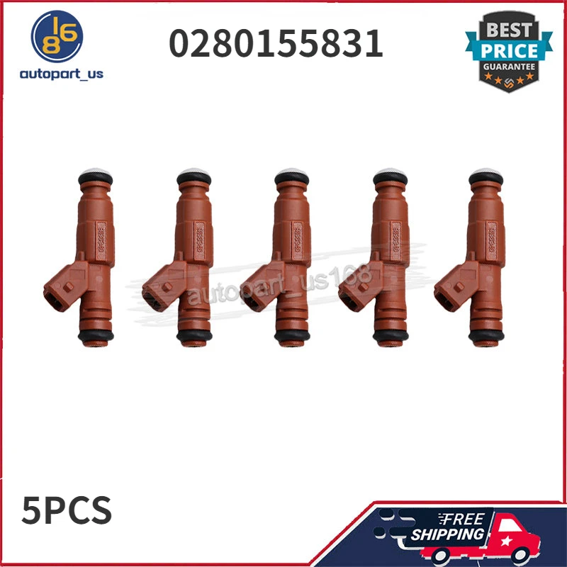 

5 шт. топливные форсунки 0280155831 852-12167 Для Volvo V70 S70 C70 S80 XC70 XC90