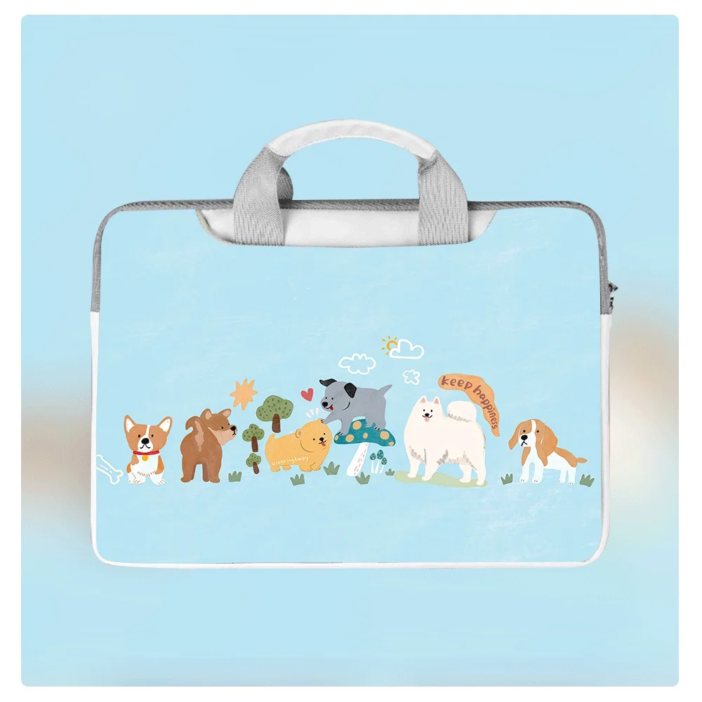

Cartoon Animal Portable Laptop Bag Briefcase Laptop Protective Case Storage Bag for Macbook 12 13.3 14 15.6 16 Inch Macbook Air
