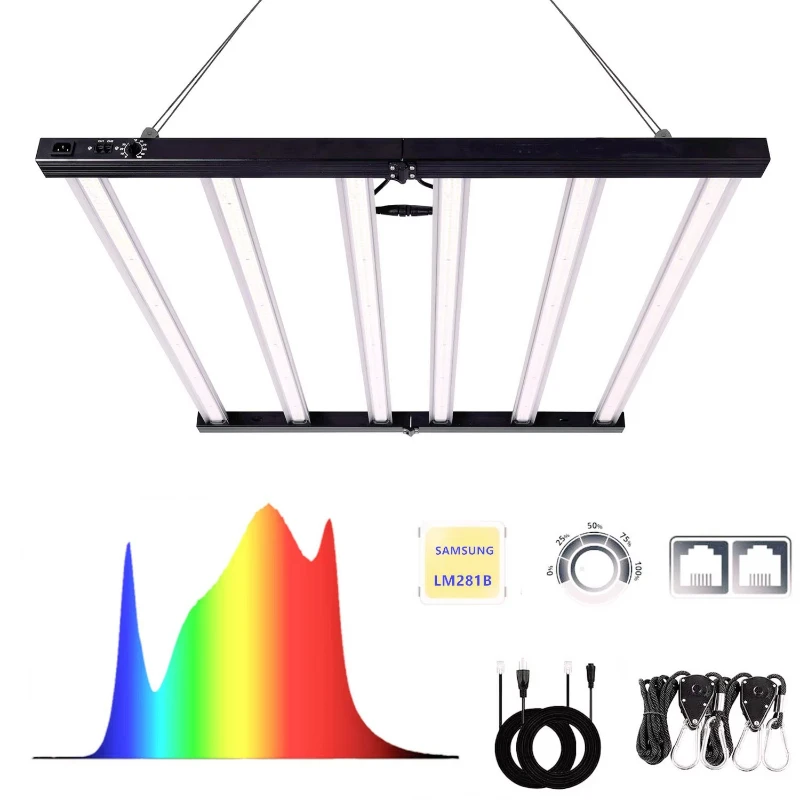 

High Quality 700 Watt Light Emitting Diode Grow Light Strip 281B Diode White and Red Spectrum Indoor Garden