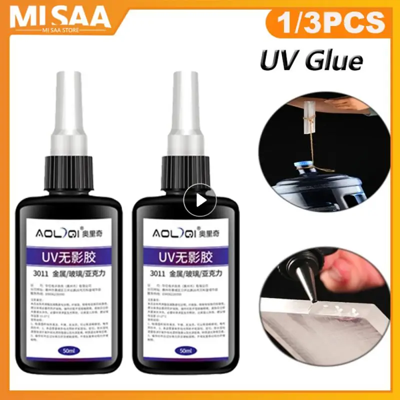 Uv-Lichte Lijm Superlijm Schaduwloze Lijmoplossing Afdichtingsmiddel Glas Metaal Plastic Model Datalijnen Kit Binding Reparatie Tools