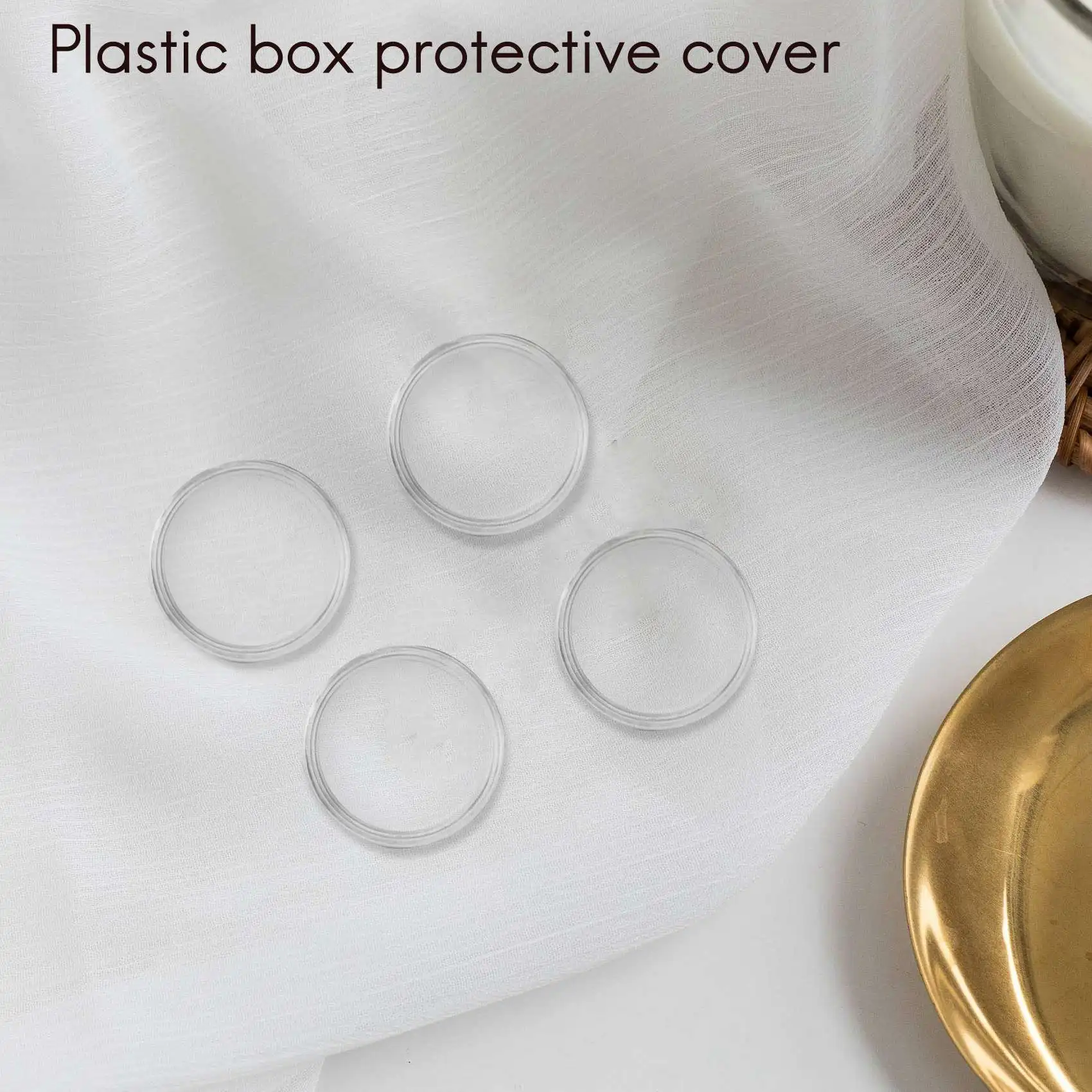 ABGI-25 pezzi per etichette NFC Ntag215, adesivo chip 25 mm, 504 byte, funziona con Tagmo per Amiibo + custodie protettive in scatola di plastica da 25 pezzi