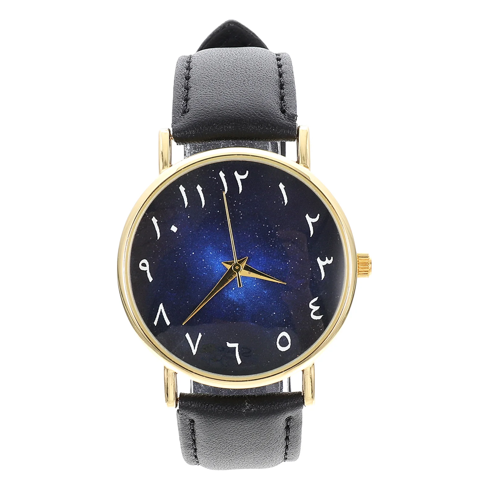 

Stylish Dial Watch Adjustable Alloy Strap Black Wrist nament Fashionable Timepiece Lightweight Design Beautiful