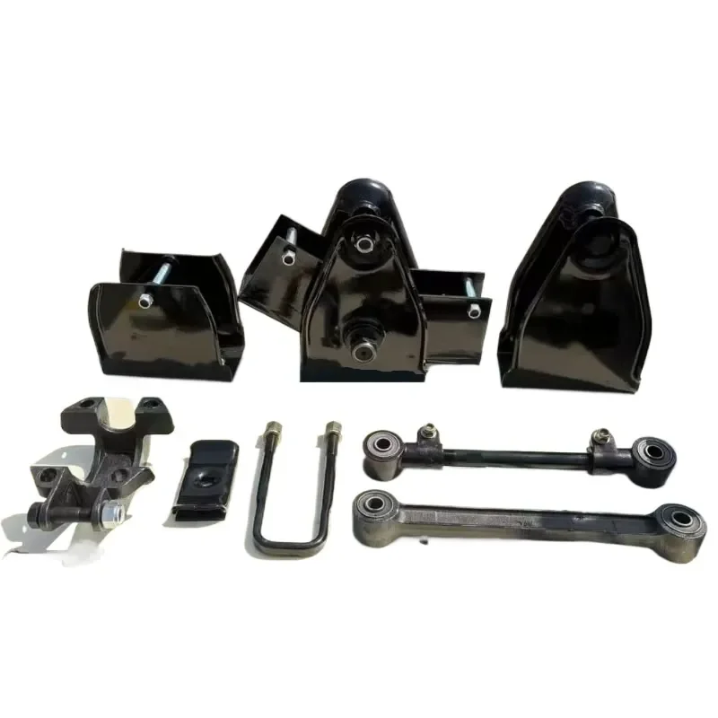 High quality mechanical suspension heavy-duty leaf spring semi-trailer system