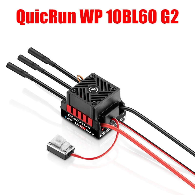 Hobbywing QuicRun WP 10BL60 G2 waterproof brushless ESC for 1/10 RC remote control ca