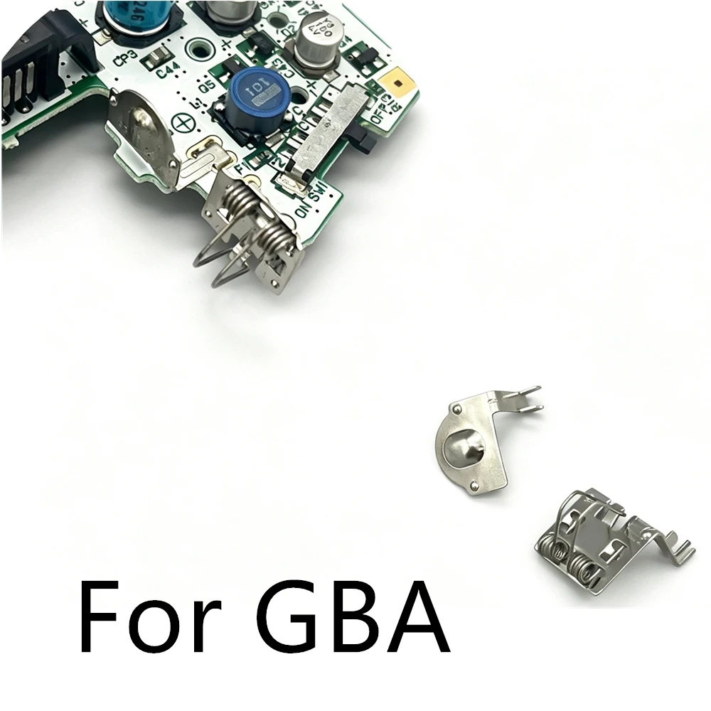 Metal Battery Holder Spring Contact Terminal For Gameboy Advance GBA Replacement Battery Holder Repair Parts