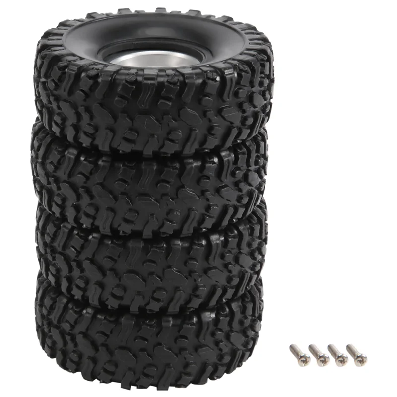 

ABWE-For WPL C14 C24 C34 C44 B14 B24 MN D90 D91 MN99S RC Car Upgrade Parts Metal Wheel Rim Tyre Tires Set Accessories