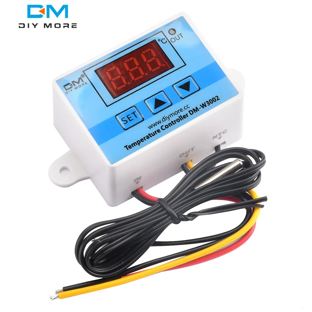 XH-W3002 AC 110V-220V LED Digital Thermoregulator Thermostat Temperature Controller Meter Heating Cooling
